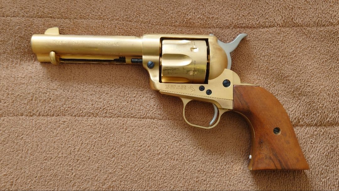 【美品黄金色】COLT S.A.A. 45 ピースメーカー SMG規格合格品