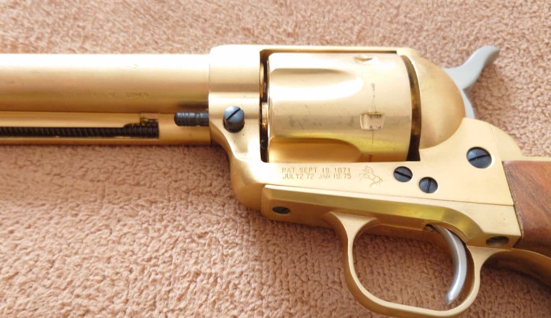 【美品黄金色】COLT S.A.A. 45 ピースメーカー SMG規格合格品