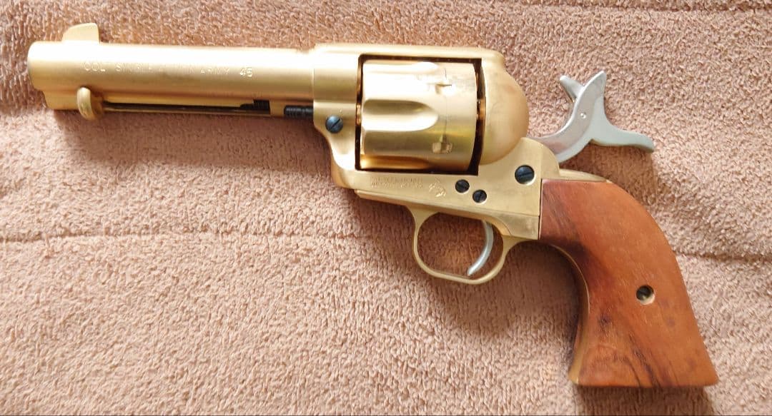 【美品黄金色】COLT S.A.A. 45 ピースメーカー SMG規格合格品