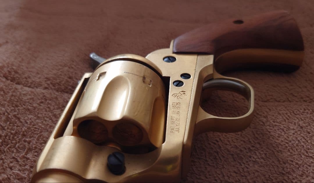 【美品黄金色】COLT S.A.A. 45 ピースメーカー SMG規格合格品