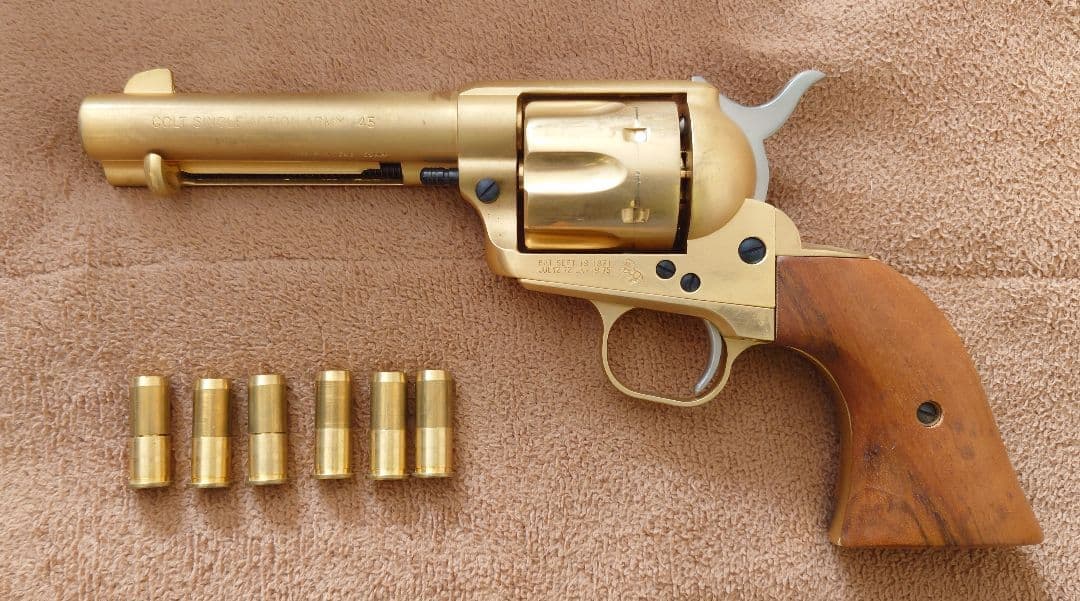 【美品黄金色】COLT S.A.A. 45 ピースメーカー SMG規格合格品