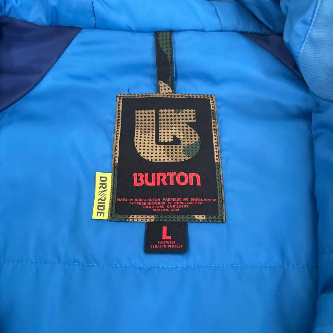 極美品BURTONバートンスノーボードウェア上下セット キッズXL150〜160