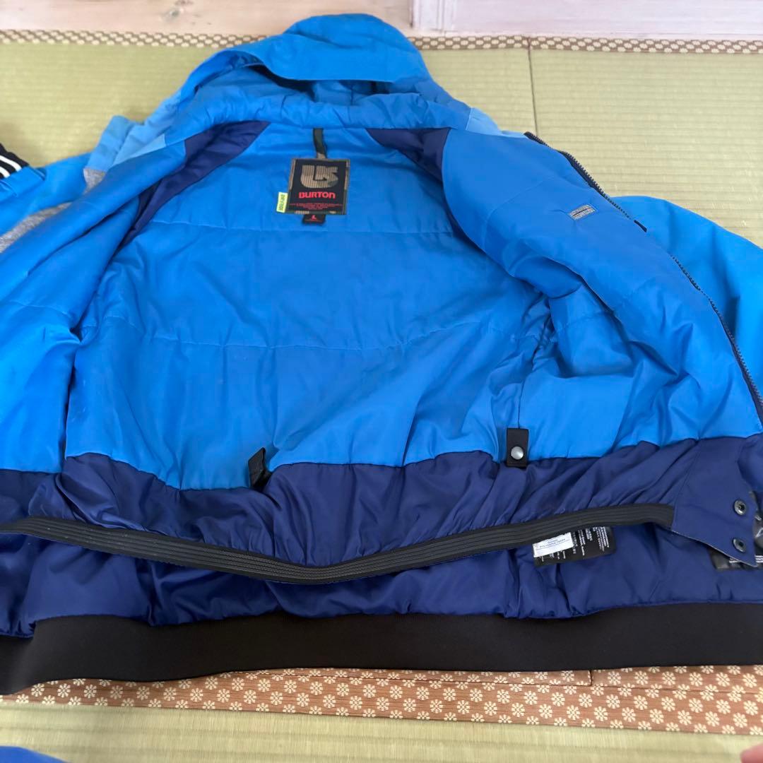 極美品BURTONバートンスノーボードウェア上下セット キッズXL150〜160