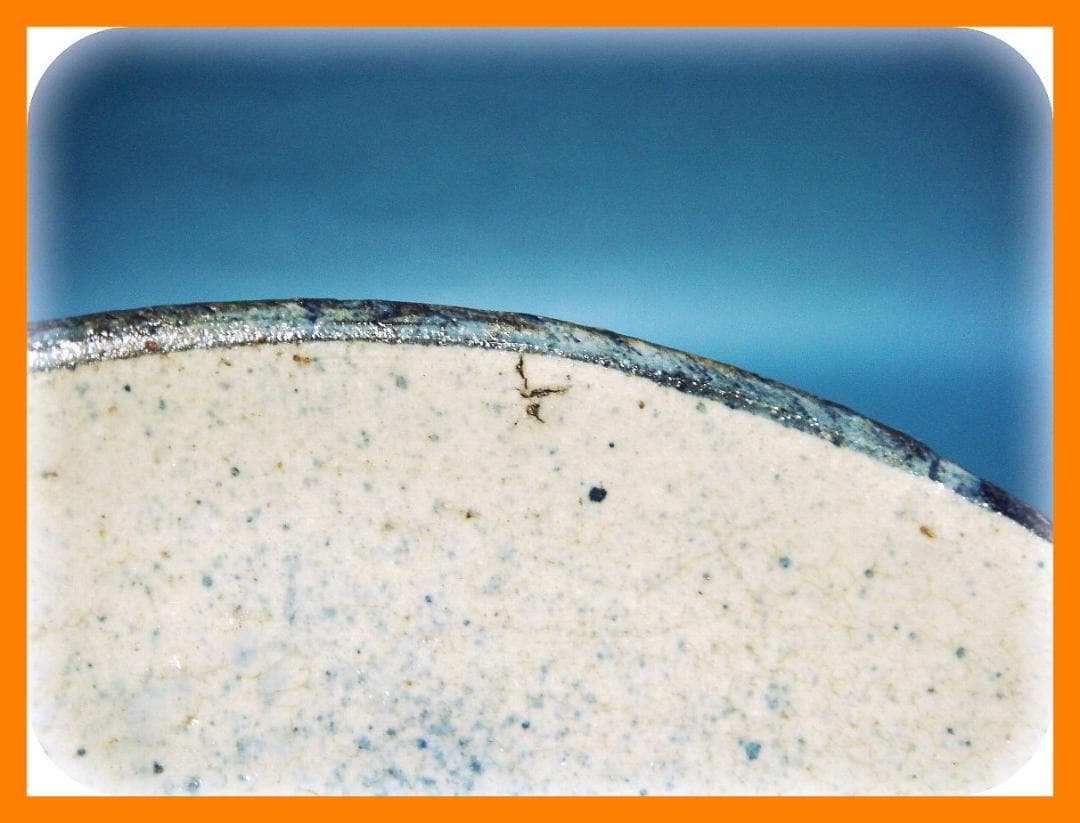 821『烏帽子を被った兎 皿』鳥獣戯画　/骨董品 古美術 古玩 アンティーク