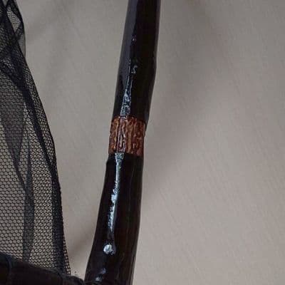 鹿の角入り鮎、サツキマスの「たも」