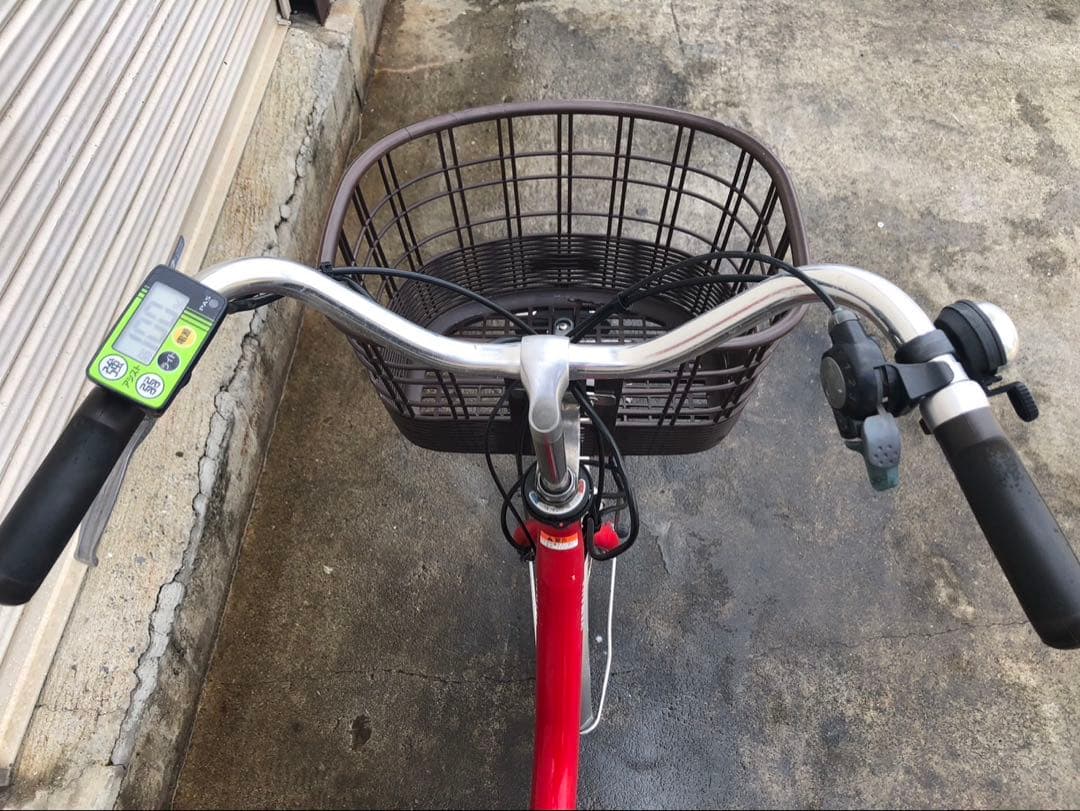 ヤマハ最新機種電動アシスト自転車pas sion20インチレッドアルミボディー