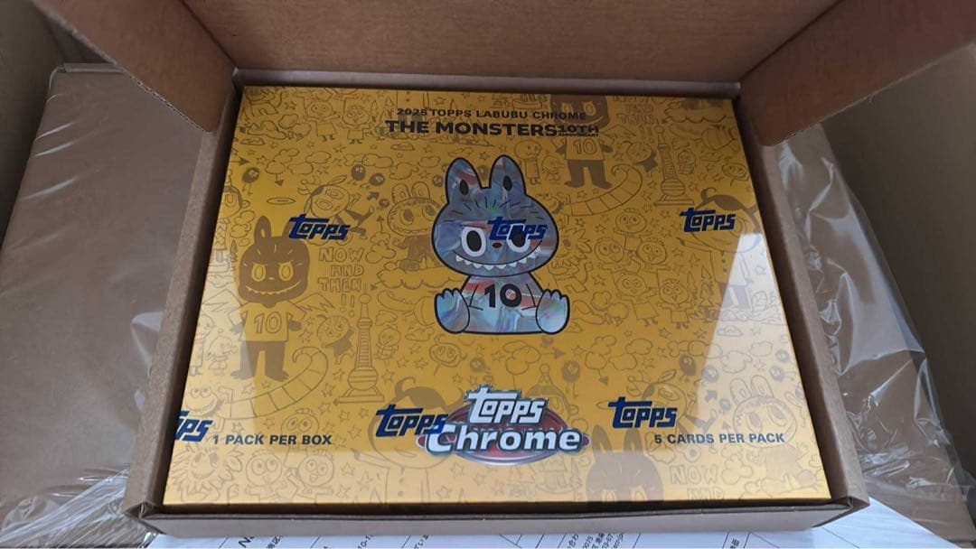 2025 Topps Chrome Labubu 1box 新品・未開封