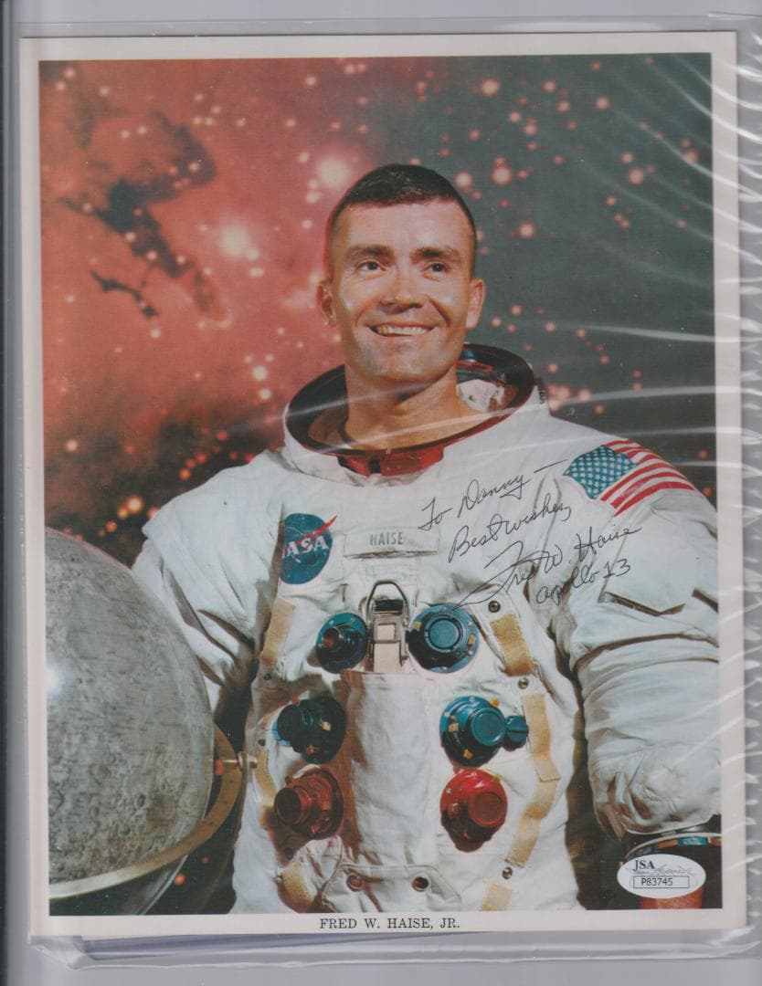 アポロ13号 宇宙飛行士、関係者 直筆サイン