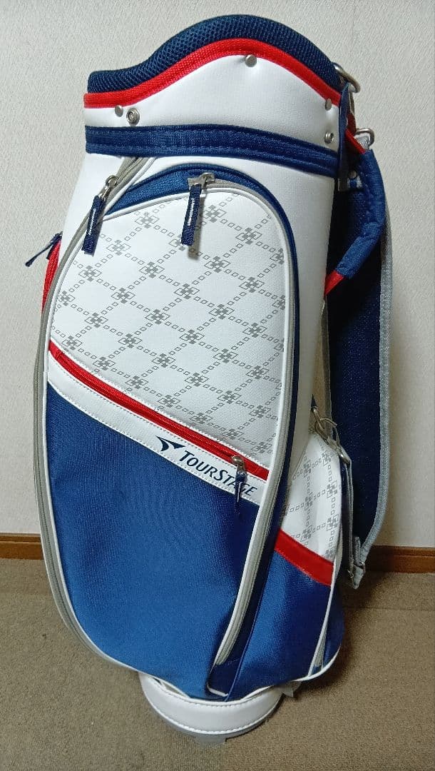 レディース　キャディバッグ　ゴルフバッグ　ツアーステージ