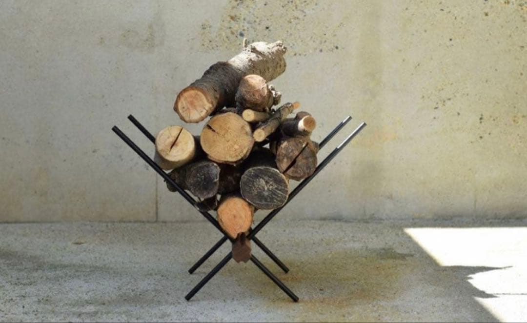 【新品・未使用】薪ラックFallworks omamakinodaiウォルナット