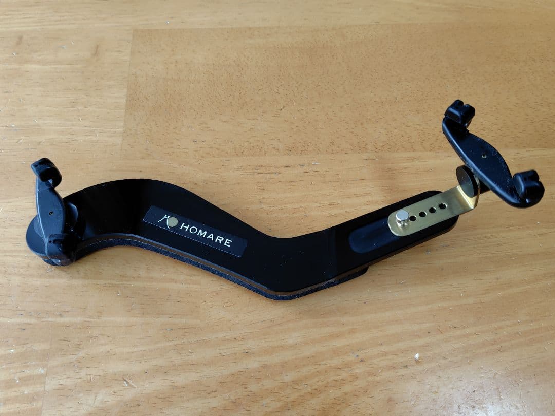 バイオリン肩当て　ホマレ　HOMARE　オリジナル　ブラック