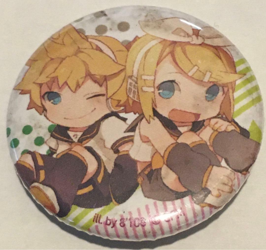 鏡音リン 鏡音レン 缶バッジ