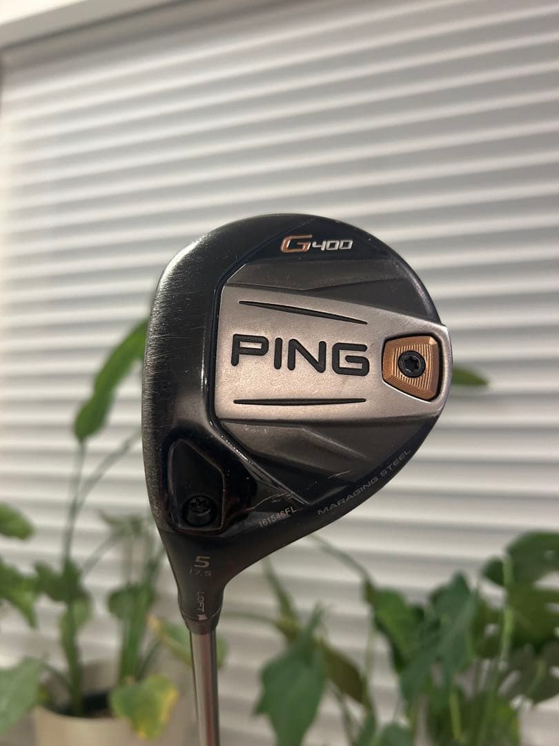 【レフティ】 PING G400 5W -シャフト2本付