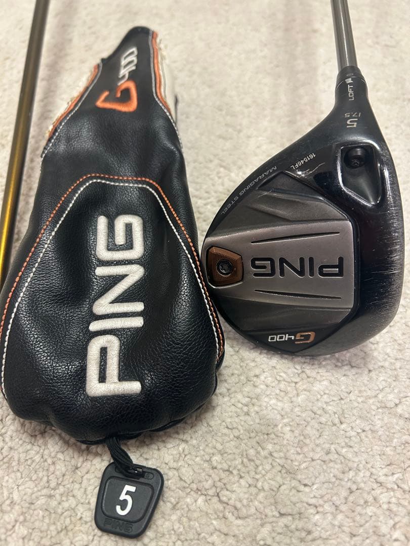 【レフティ】 PING G400 5W -シャフト2本付