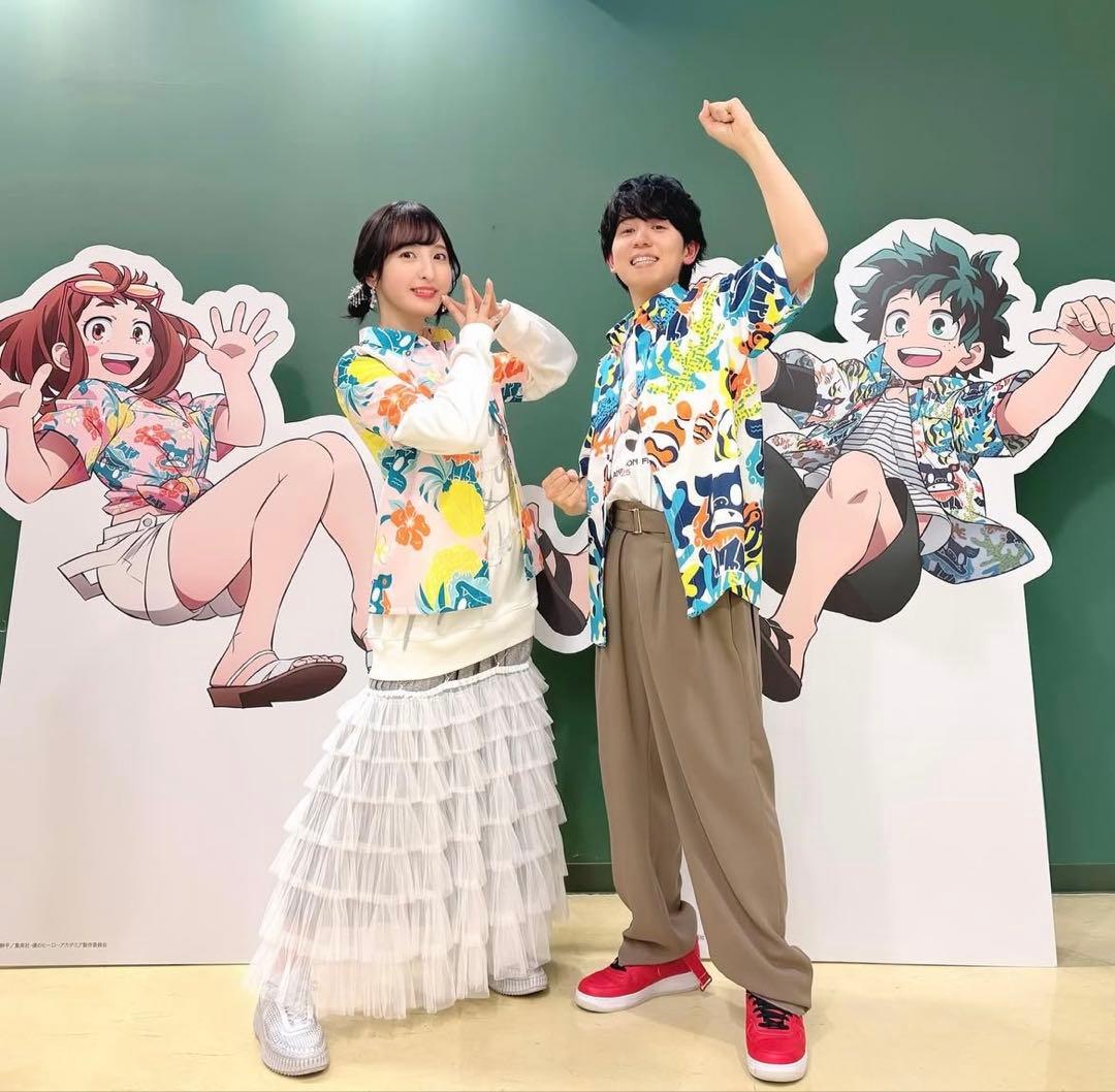 沖縄　限定　2025 アニメフェス　ヒロアカ　緑谷出久　麗日お茶子　アクスタ