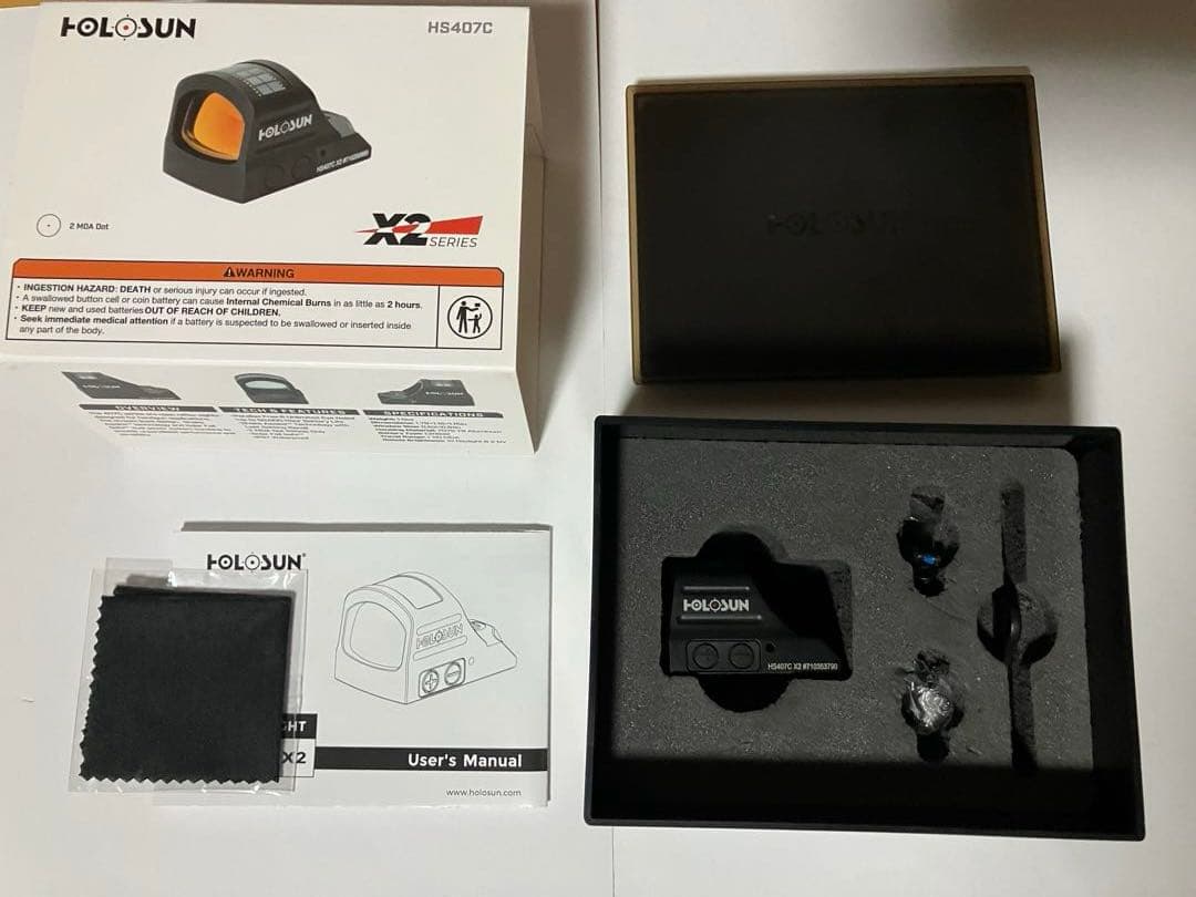 HOLOSUN ホロサンドットサイト　HS507C x2 ほぼ新品中古美品