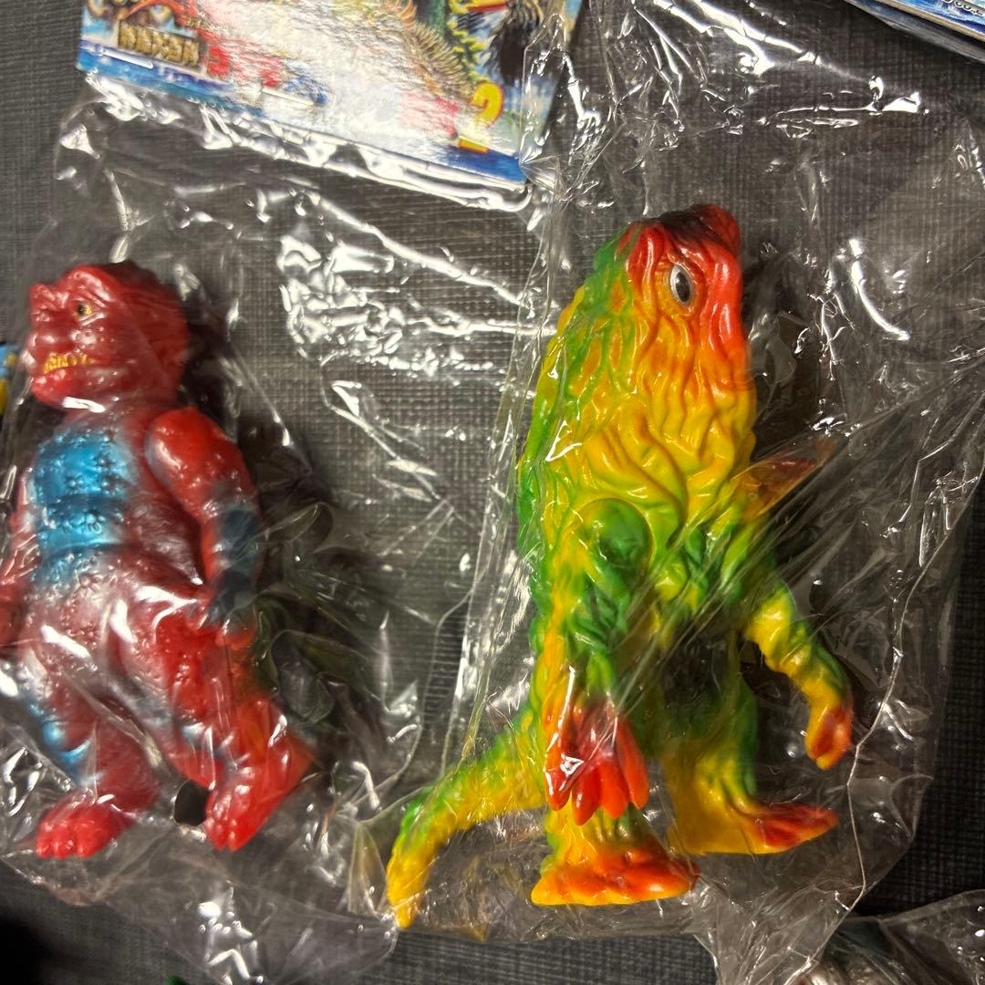 1*4様 ゴジラブルマァク伝説2 ソフビ　まとめ売り　ヘドラ　など