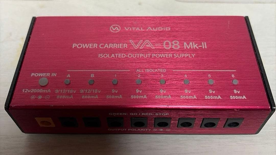VITAL AUDIO VA-08 Mk-II（エフェクター用パワーサプライ）