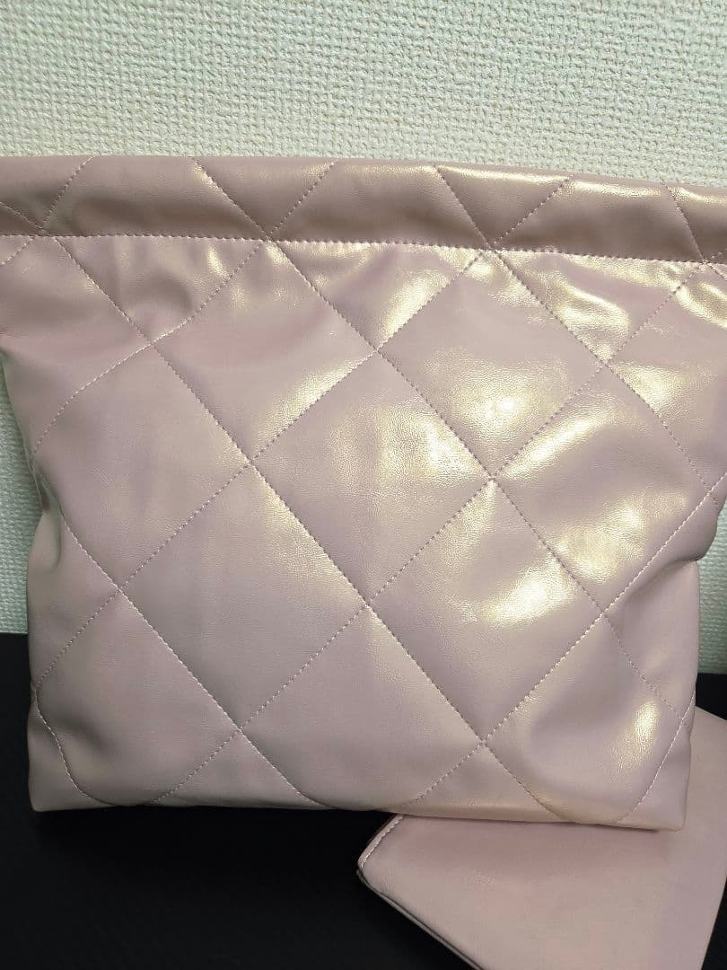 レザーピンクショルダーバッグ ノベルティ