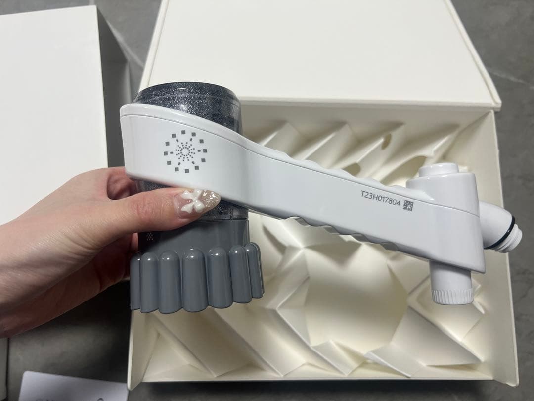 Mirable zero シャワーヘッド ホワイト/グレー　1回のみ使用