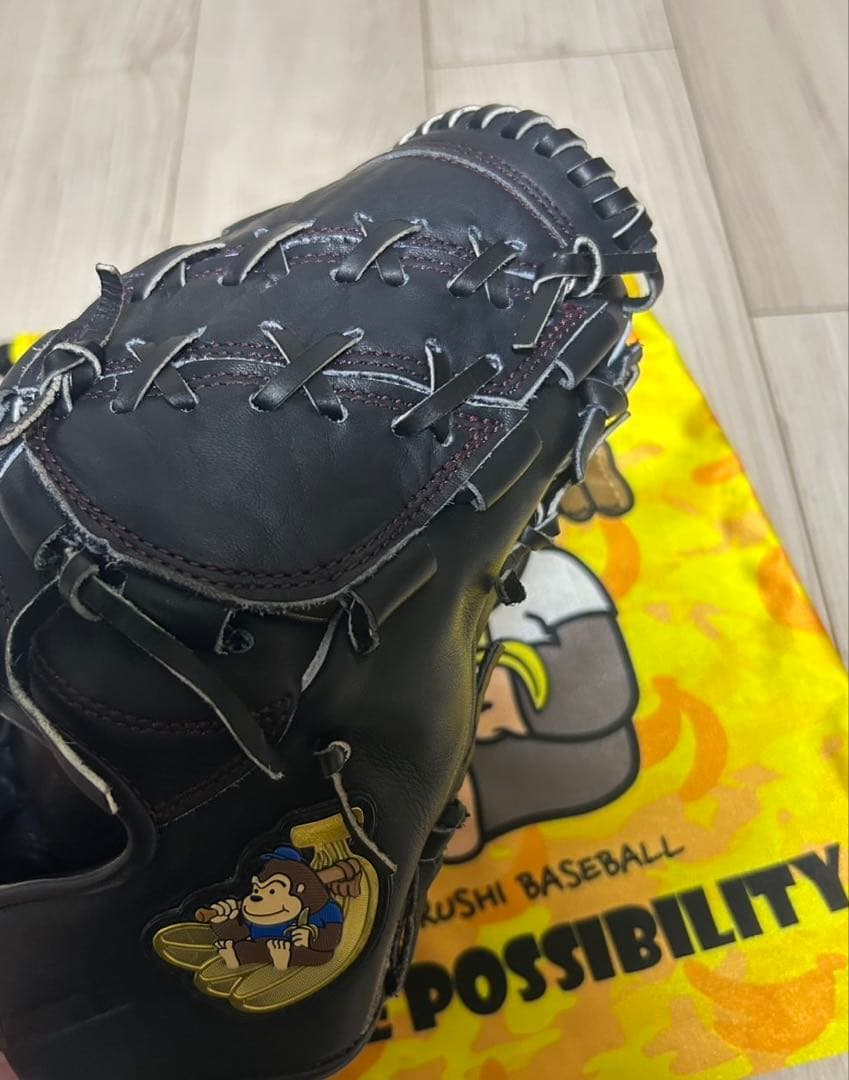 【最終値下げ】ゴリラ印の野球道具　グローブ　硬式用