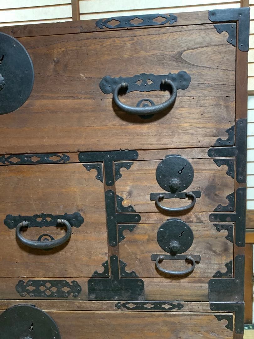 ☆【アンティーク】和箪笥 昭和レトロ 古タンス 桐箪笥