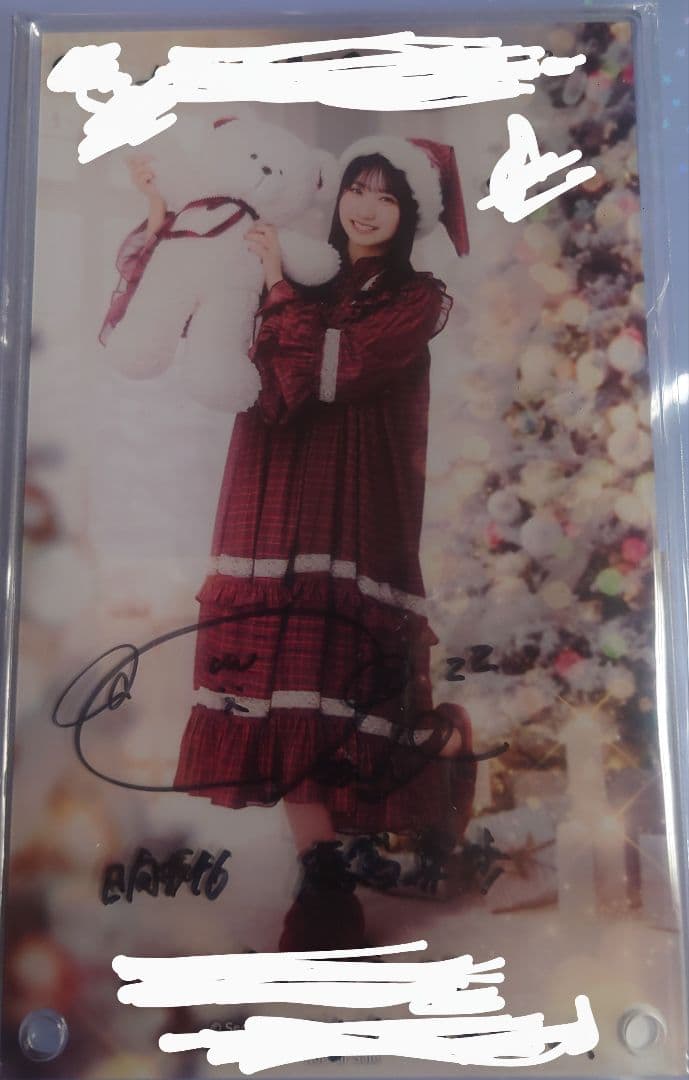 ひな図書　藤嶌果歩直筆サイン入りアクリルアートパネル