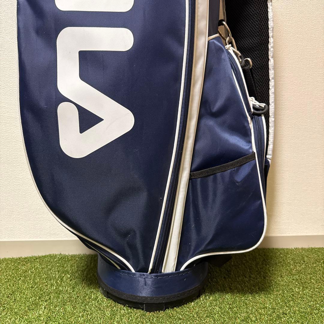 美品 FILA フィラ キャディバッグ 8型 46インチ対応 約2.5kg