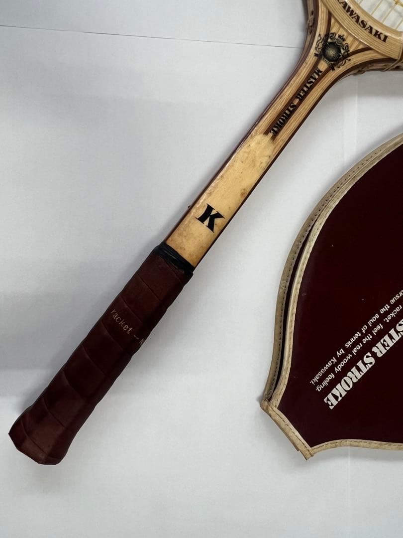Kawasakiテニスラケット軟式木製