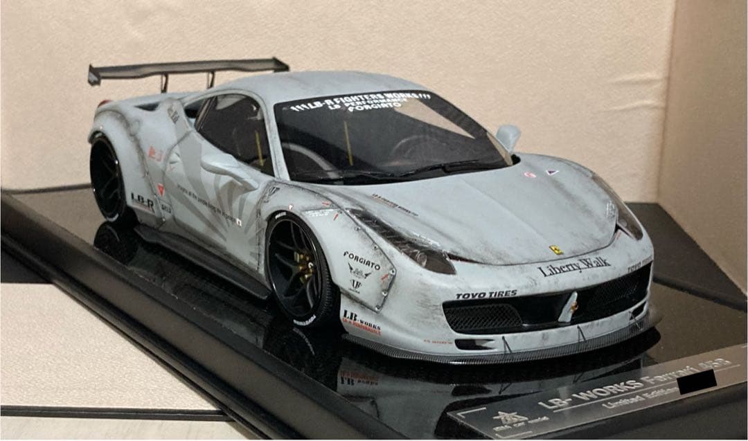 ハルピー　Liberty Walk Ferrari 458 ミニカー