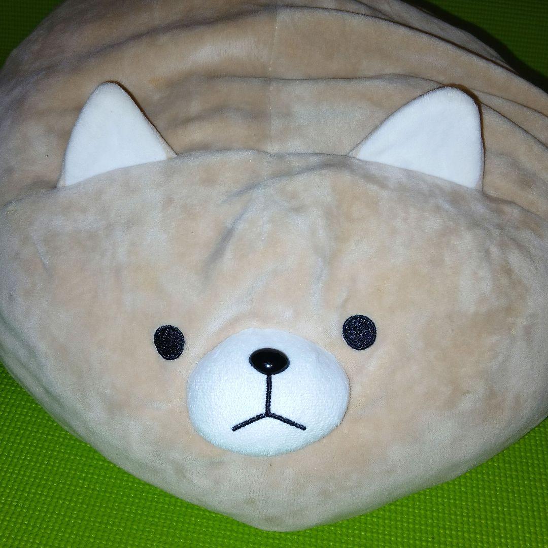 だるいぬ団　にゃもち　二代目ボス　ぬいぐるみ　ドウシシャ　ベージュ　大きめ