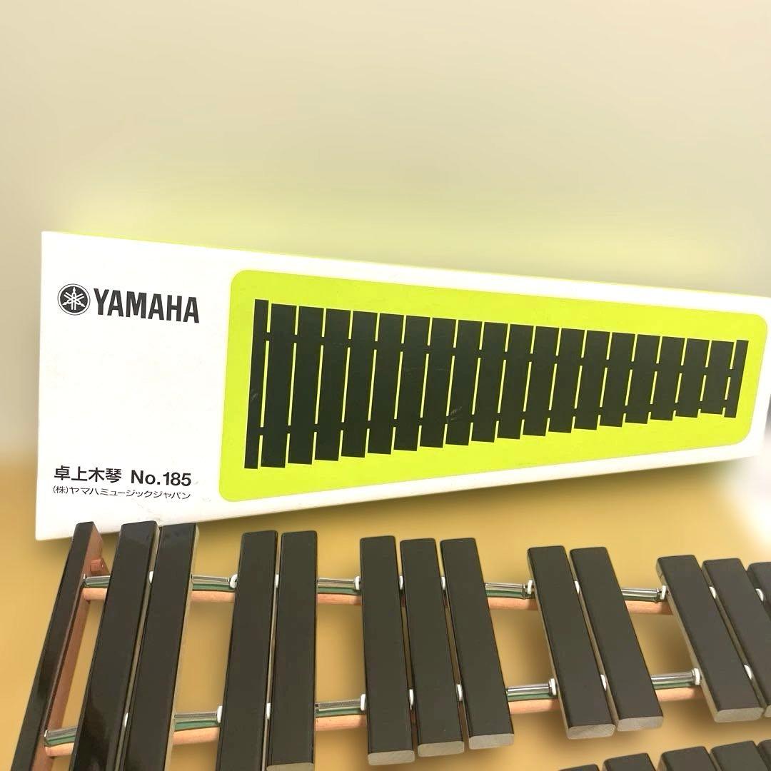 YAMAHA 卓上木琴 No.185 楽器 ヤマハ 木琴 30音　マレット付