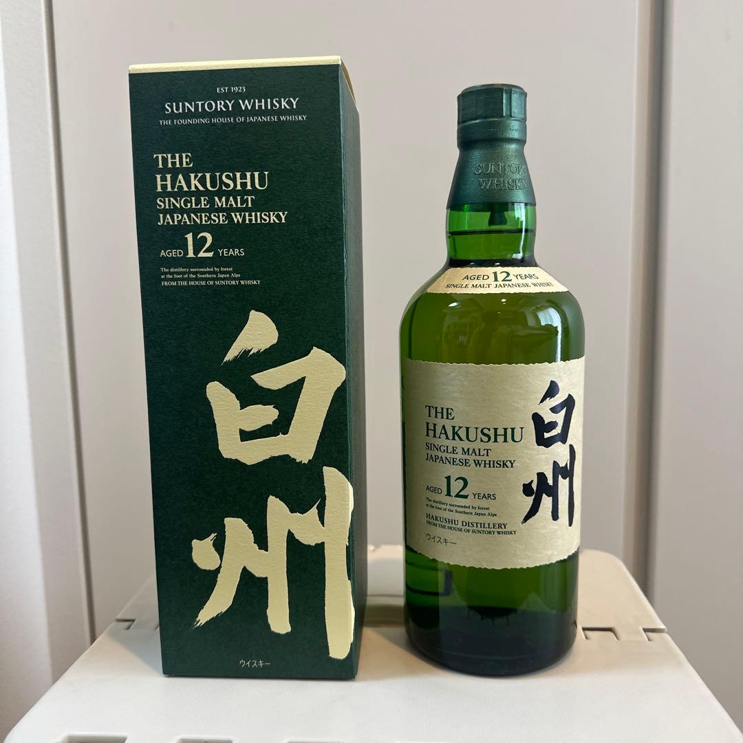 サントリー 白州 12年 シングルモルトウイスキー 箱入り