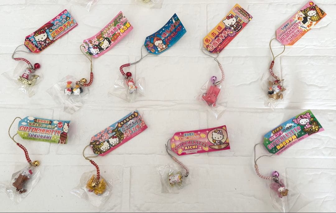 ハローキティ ご当地キティストラップ 未開封19個セット （バラ売り不可）