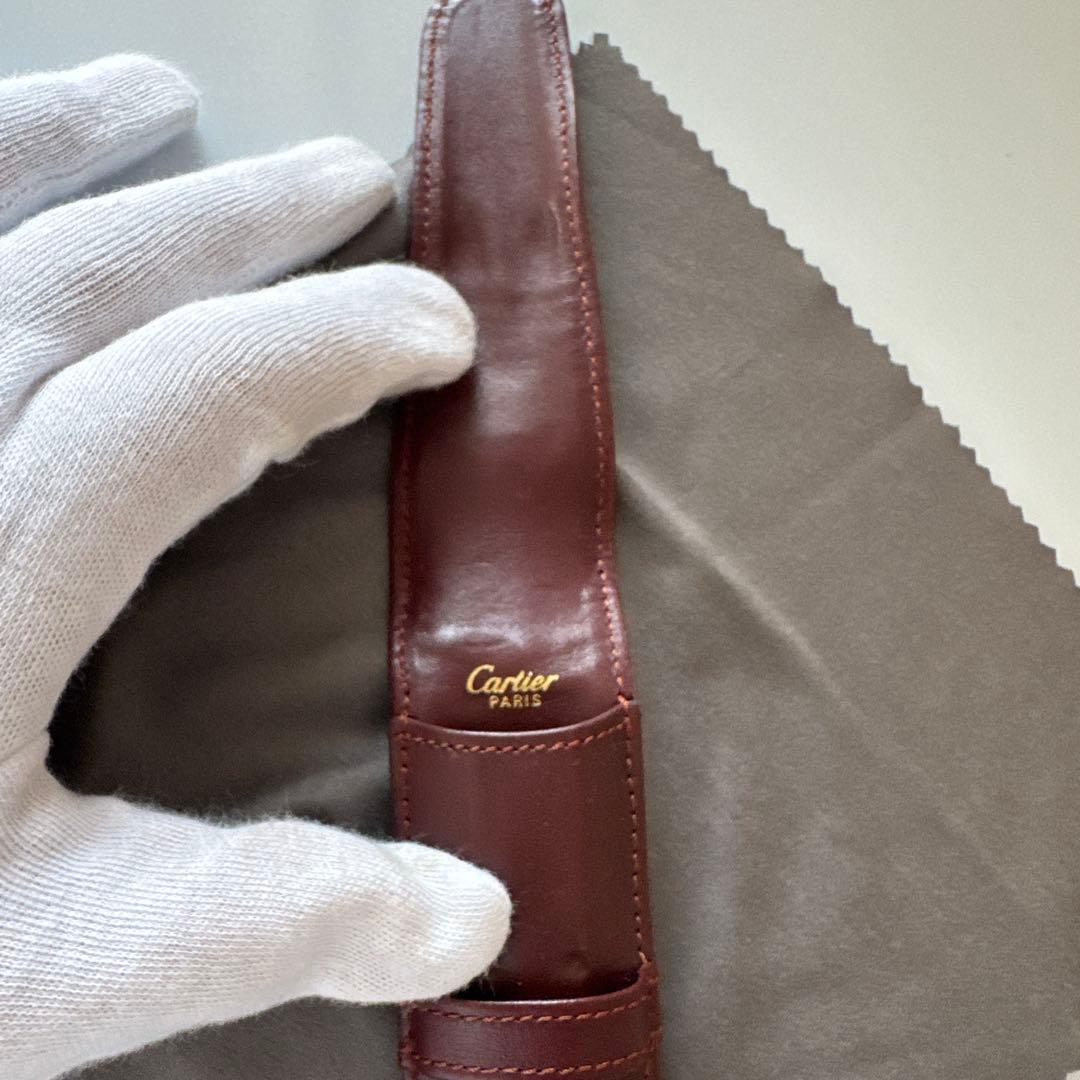 美品⭐️Cartier ボールペン 2本セット　レザーケース付