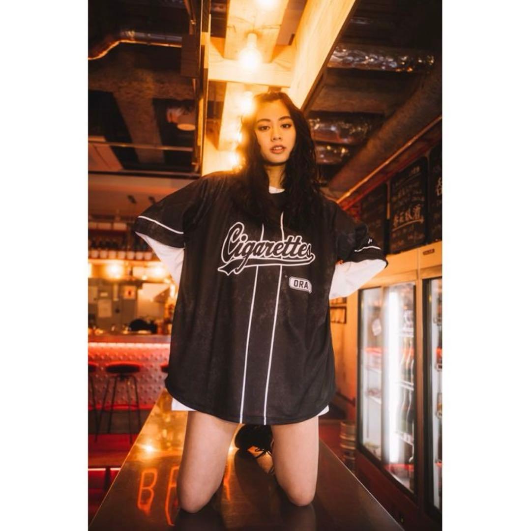 THE ORAL CIGARETTES ベースボールシャツ Lサイズ