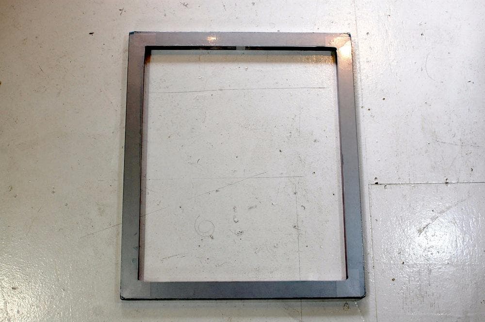 シルクスクリーン アルミ枠 外寸W510/H610mm 5枚セット（送料込み）