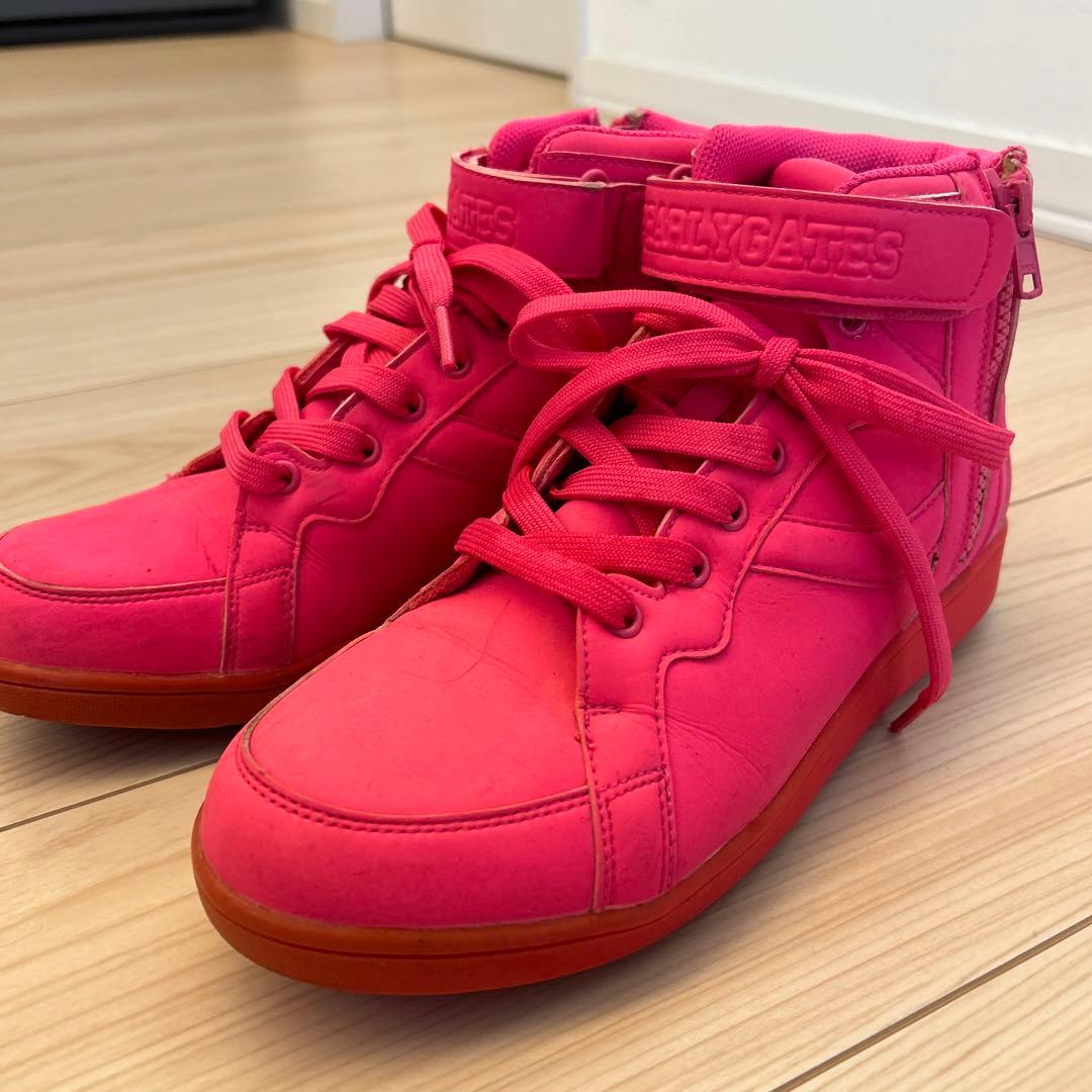 パーリーゲイツ ピンク ゴルフシューズ