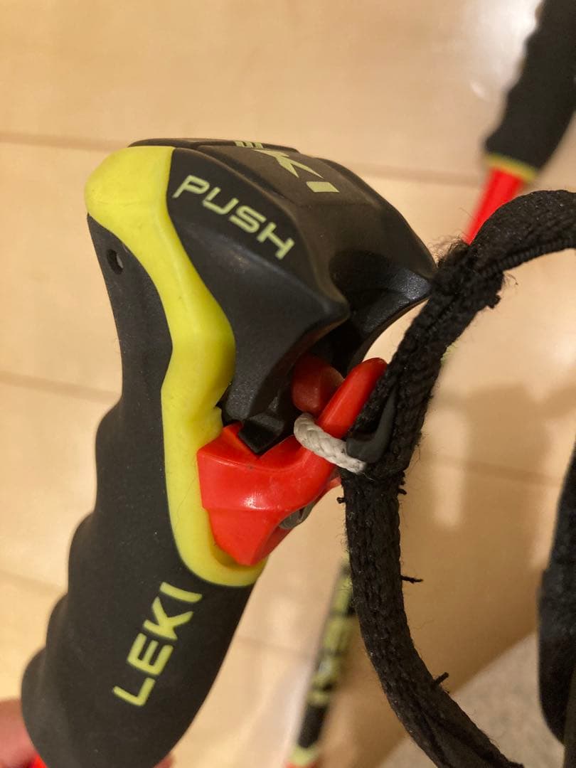 LEKI GSポール アルミストック　ストラップ付き