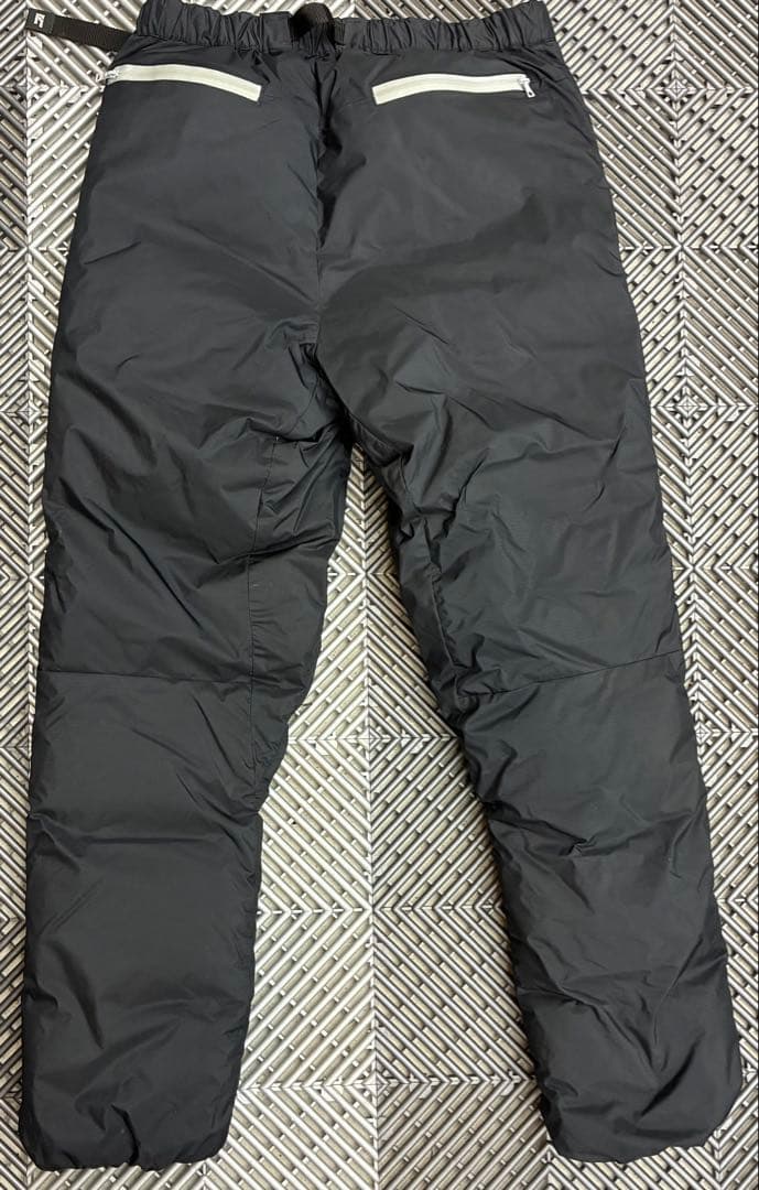 バスブリゲード×ナンガ！オーロラダウンパンツ 760FP！防水！ブラック&グレー