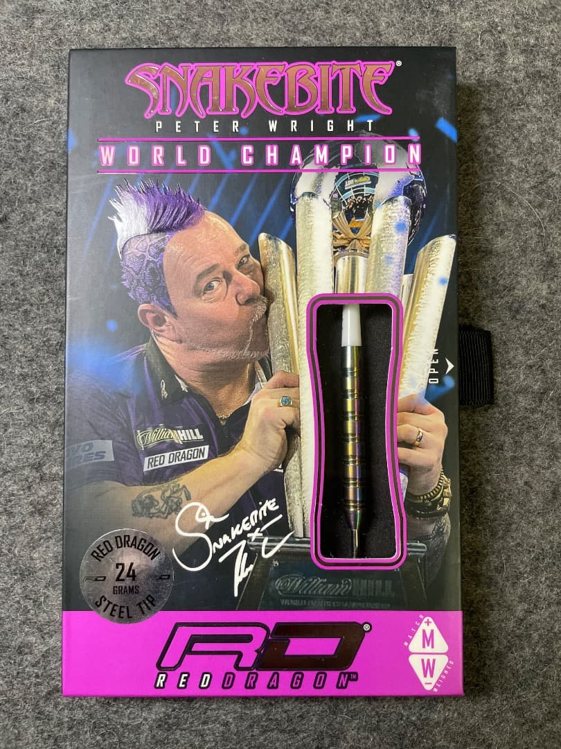 スティールダーツ　レッドドラゴン　ピーターライト　スネークバイト1　24g