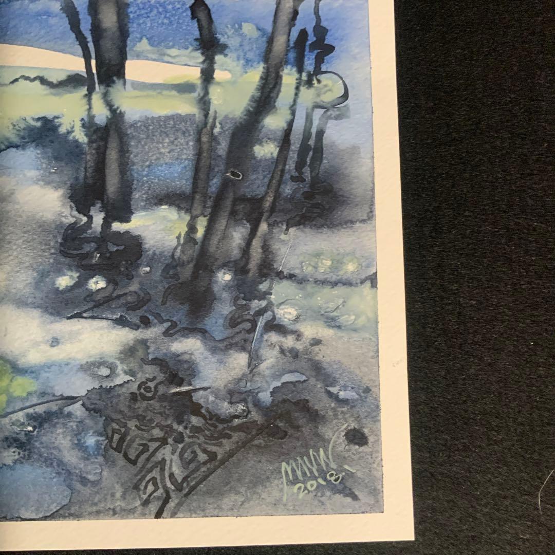 木と風景をテーマにした原画005