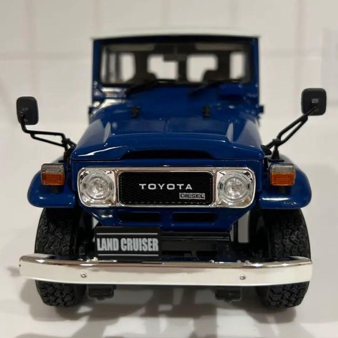 京商1/18スケール TOYOTAランドクルーザー40 青
