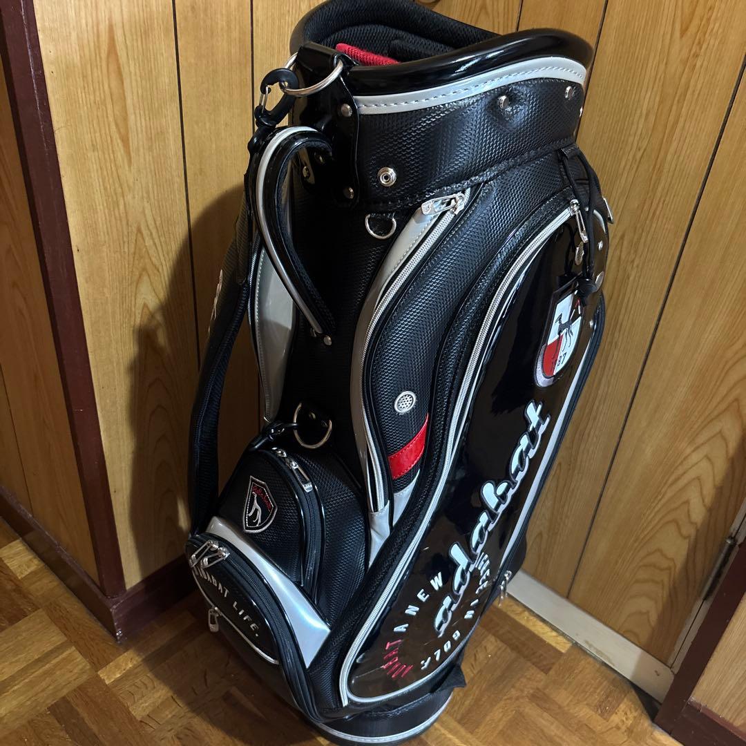 adabat キャディバッグ ブラック/ホワイト