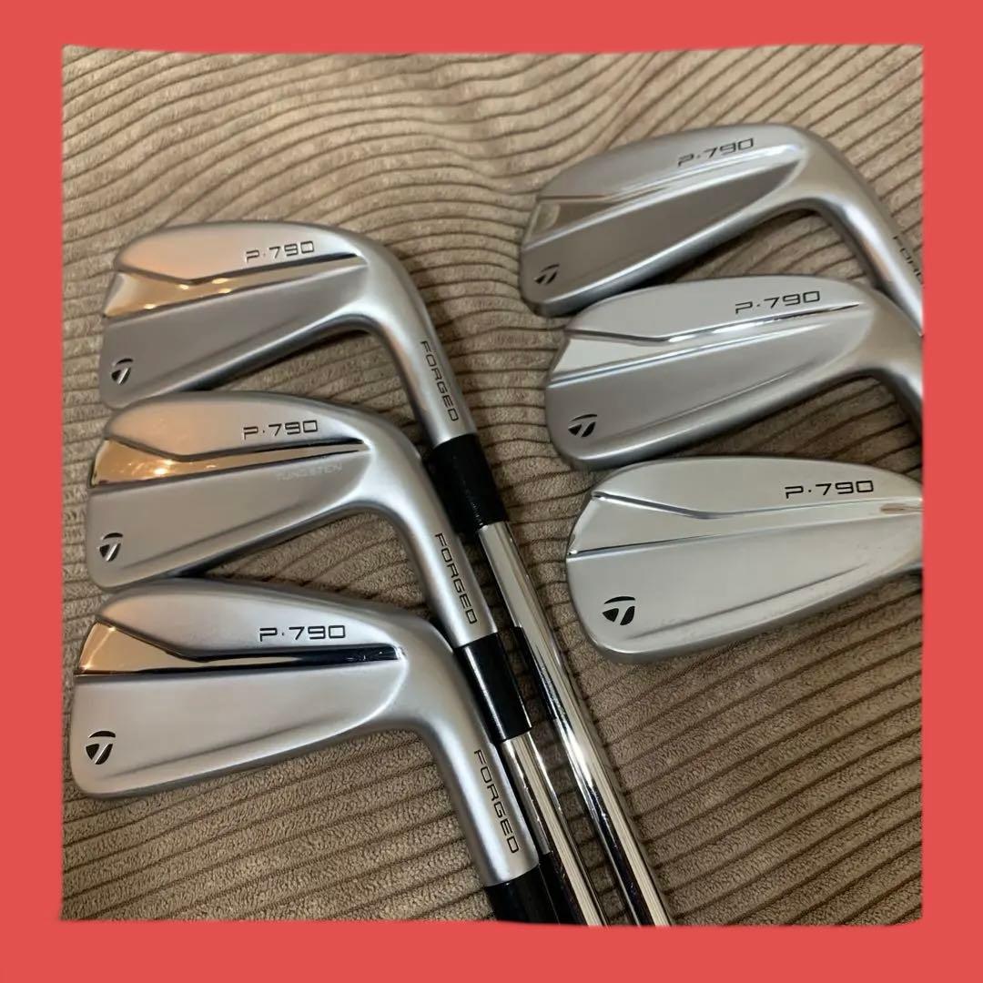 極美品　テーラーメイド　P790 アイアン　5-PW 6本セット　2021モデル