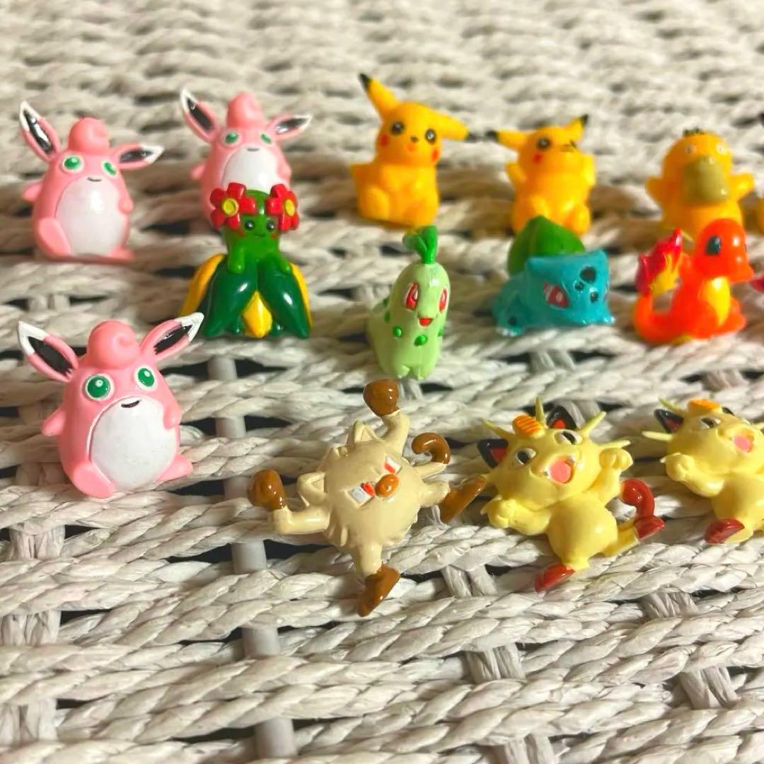 【希少・当時物】ポケモン ミニフィギュアまとめ売り｜ちびポケハウス 初期 17体