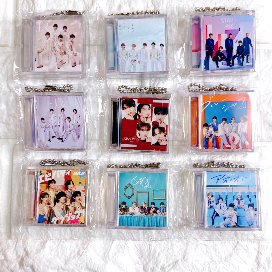 【未開封】M!LK さくらステージ カプセルトイ ミニジャケキーホルダー 9点