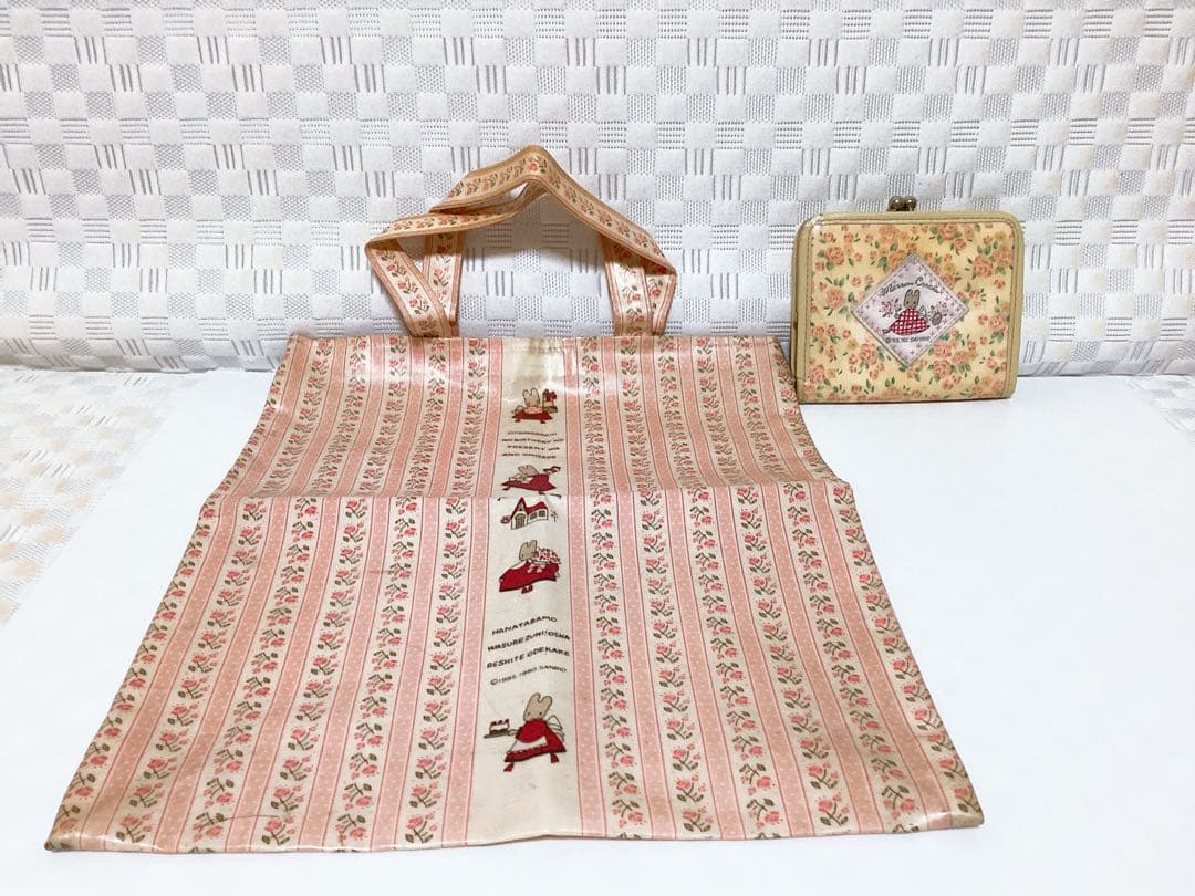 昭和レトロ サンリオ ❤︎マロンクリーム❤︎ 二つ折り財布&トートバッグセット レア