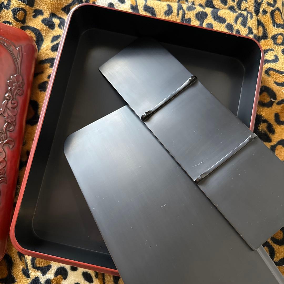 鎌倉彫★美品大作★鳳凰漆文箱