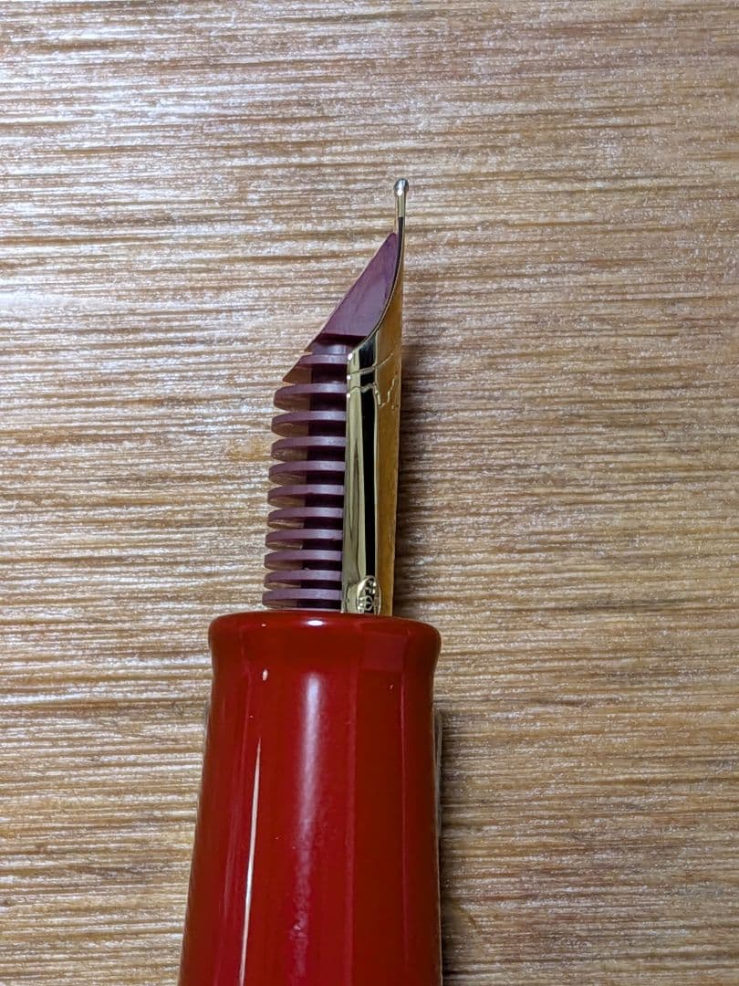 Namiki万年筆 URUSHIコレクション ミディアムサイズ(20号)朱 中字